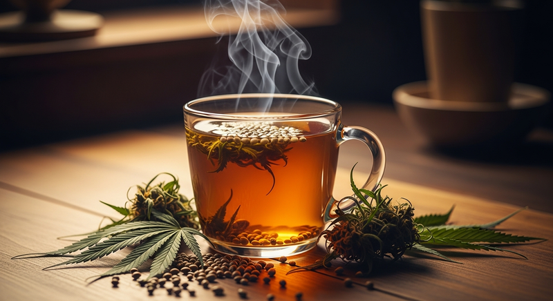 Lahodný CBD čaj