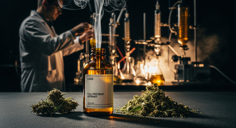 Co jsou to plnospektrální výtažky z konopí a jak se vyrábí?